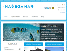 Tablet Screenshot of navegamar.com